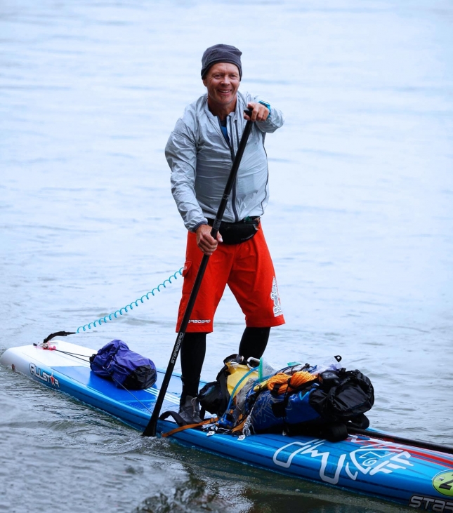 Bart de Zwart Yukon River Quest SUP