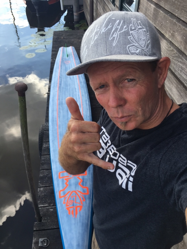Bart de Zwart stand up paddle boarder