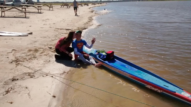 Paddleboarding world record