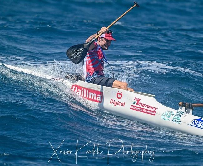 Titouan Puyo riding a wave at IVF World Distance Championships 2023